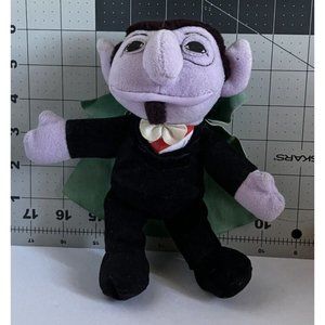 SESAME STREET COUNT VAMPIRE  TYCO JIM HENSON PRODUCTIONS BLK VELVET & GREEN CAPE